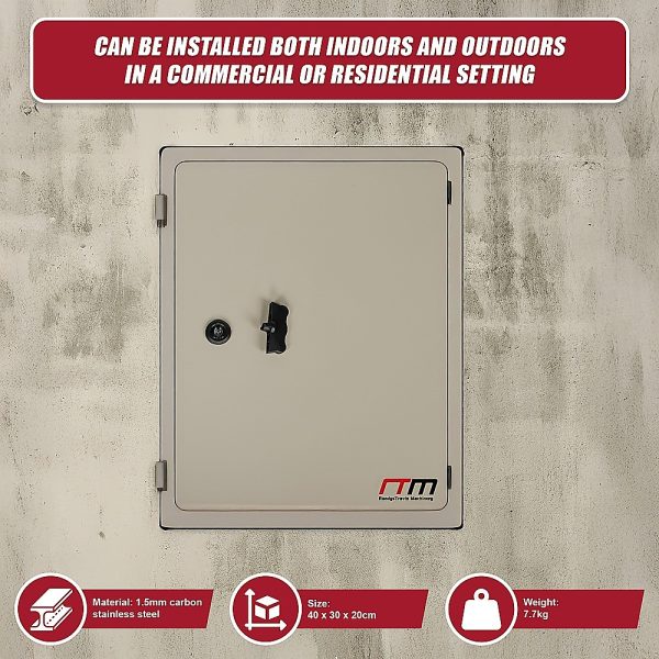 Carbon Steel Electrical Enclosure Box IP65 Wall Mount 400 x 300 x 200 mm - Image 12