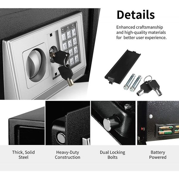 Safe Security Box Electronic Digital Lock - Image 6