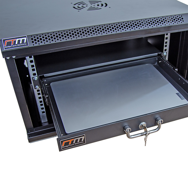 19" 6U Wall Mount Network DVR NVR Data Cabinet Enclosure - Image 4