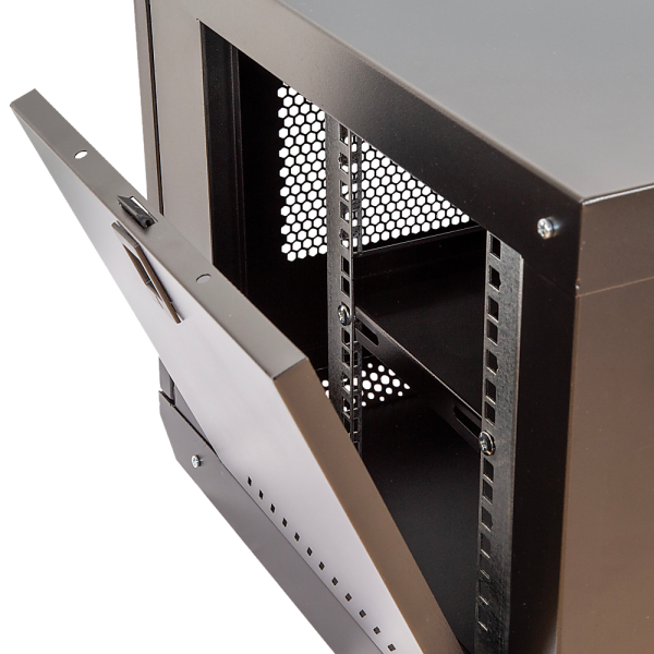 19" 6U Wall Mount Network DVR NVR Data Cabinet Enclosure - Image 6