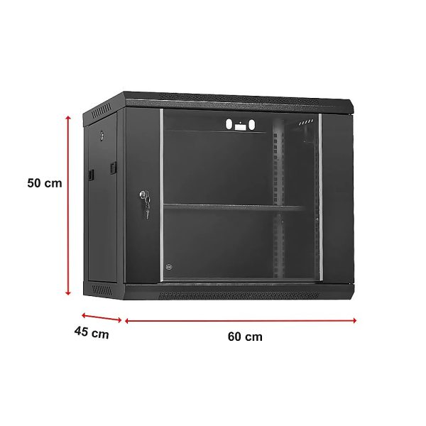 9U Wall Mount Network Server Rack Cabinet Enclosure - Image 13
