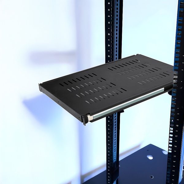 1U 1RU Sliding Shelf 26" Inch Deep Vented for 19" Rack System Server Cabinet - Image 2