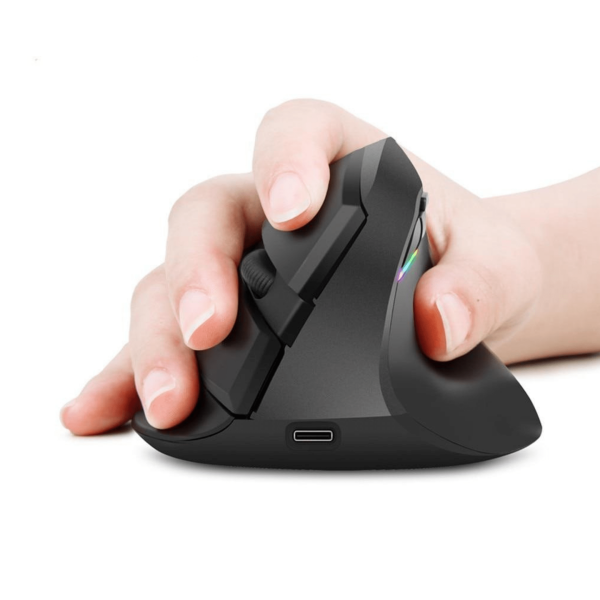 Delux Mini Vertical Ergonomic Mouse - Image 2