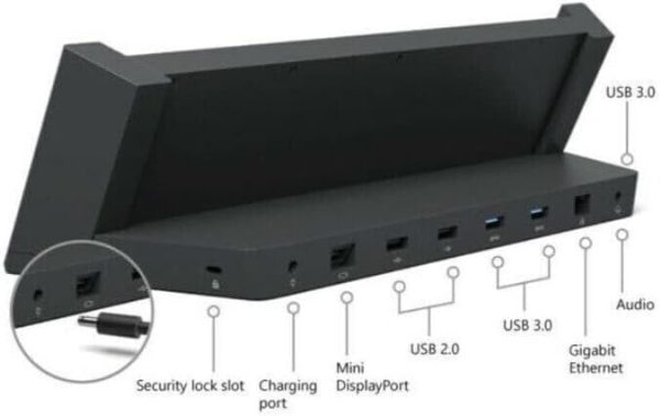 (Refurbished) Docking station for Surface Pro 3 Model 1664 (With AC Adapter) - Image 2