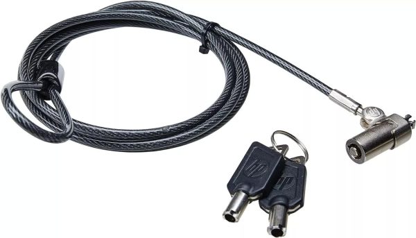 HP Ultra slim Keyed Cable - Kensington Security Slot - H4D73AA-A - Image 3