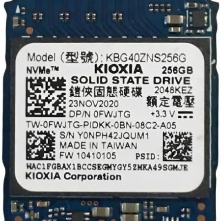 (Refurbished) 256GB NVMe PCIe M.2 2230 SSD Solid State Drive KBG40ZNS256G