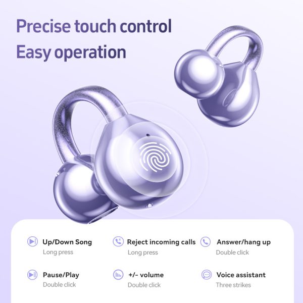 Black M97 Spherical OWS Plated Over-Ear Bluetooth Earphones - Stylish Design, Superior Sound Quality, Comfortable Fit - Image 2