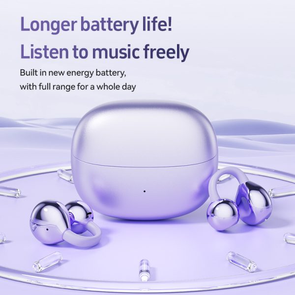 Black M108 Spherical OWS Over-Ear Bluetooth Earphones - Stylish Design, Premium Sound, Wireless Convenience - Image 2