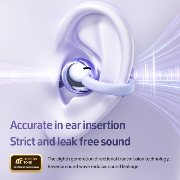 Black M108 Spherical OWS Over-Ear Bluetooth Earphones - Stylish Design, Premium Sound, Wireless Convenience - Image 4