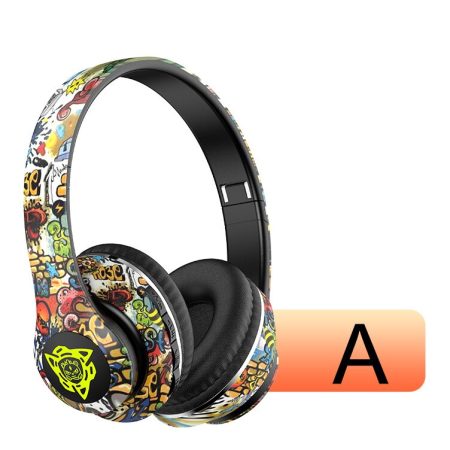 Wireless Bluetooth Headphones - Stylish Over-Ear Design with Long Battery Life, Hi-Fi Sound, and Universal Compatibility (colour A)