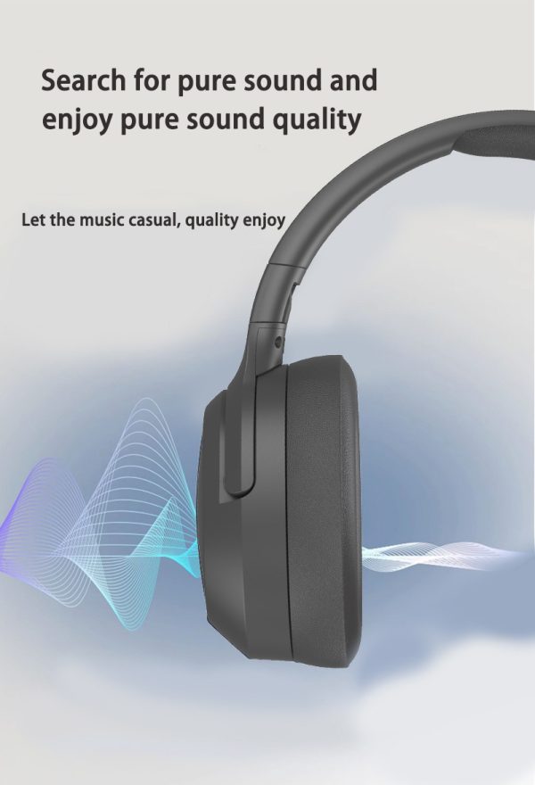 Blue P2963 Wireless Bluetooth Headphones with LED Light, Hi-Fi Sound, and Sport Design - Image 3