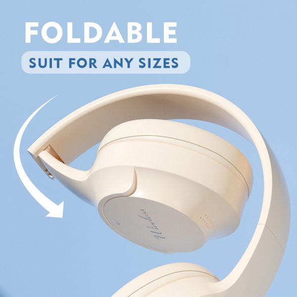 Pink Wireless Bluetooth Headphones with Hi-Fi Bass, Foldable Design, and Card Slot - Image 4