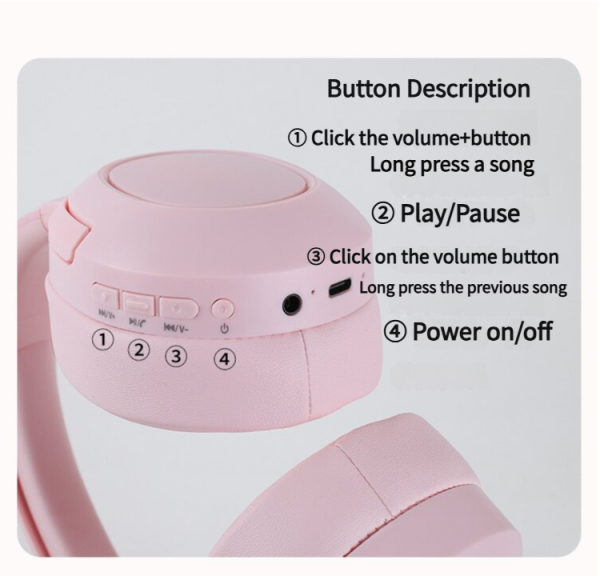 Apricot TL-29 PRO Wireless & Wired Over-Ear Bluetooth Headphones - Comfortable and Versatile - Image 5