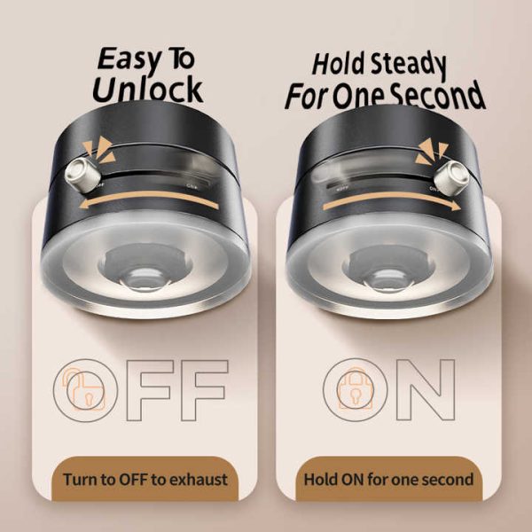 White Magnetic Phone Mount for Cars and Home, 360° Rotating Magnetic Stand with PC Mirror Sticker - Image 4