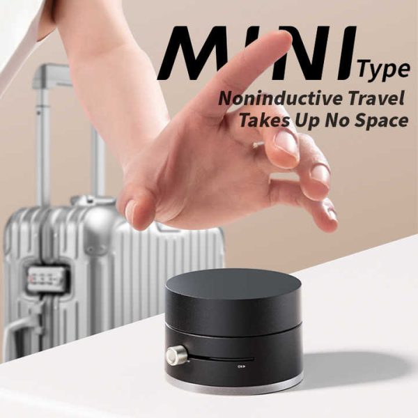 White Magnetic Phone Mount for Cars and Home, 360° Rotating Magnetic Stand with PC Mirror Sticker - Image 5