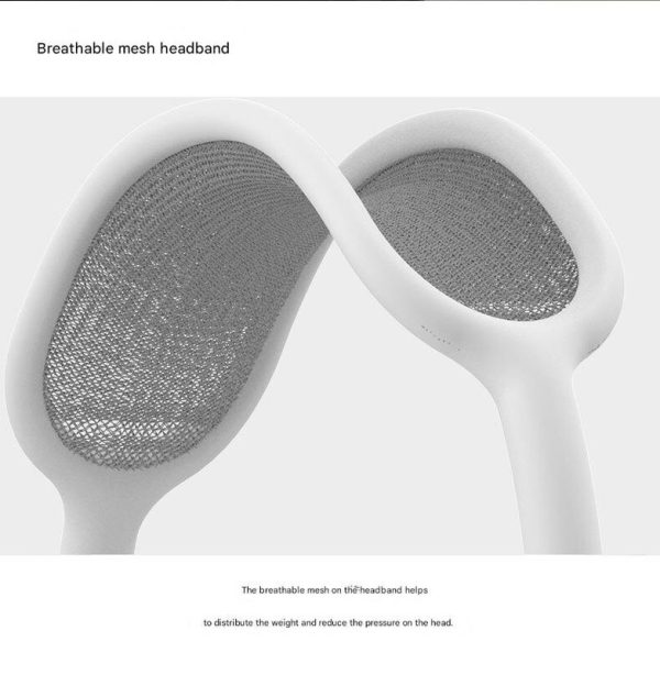 Black Bluetooth Over-Ear Headphones - Mesh Headband, Wireless, Rotatable Earcups - Image 2