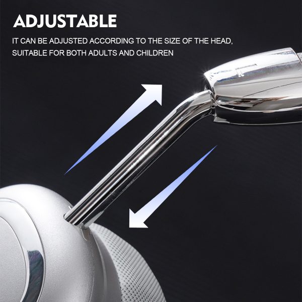 Black Comfortable Bluetooth Over-Ear Headphones - Soft Earmuffs, Foldable Design, Stereo Sound - Image 3