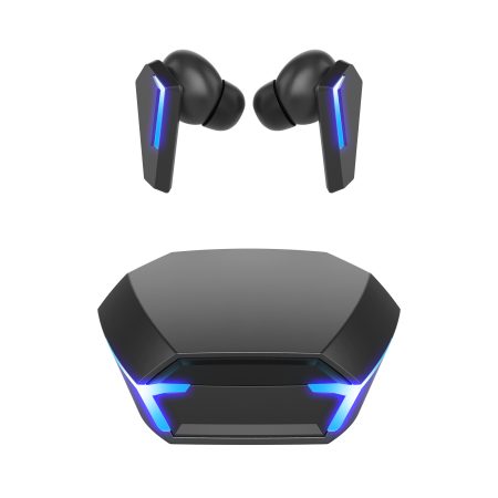 Black Wireless Gaming Earbuds - Bluetooth 5.2, Low Delay, 3D Stereo