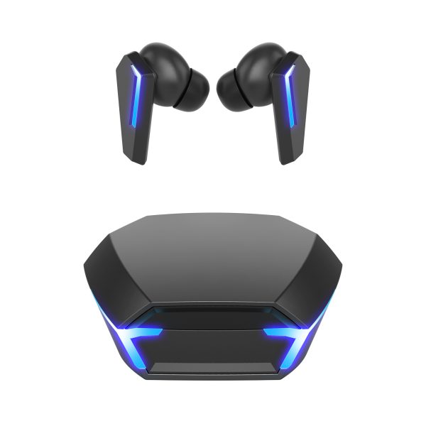 Black Wireless Gaming Earbuds - Bluetooth 5.2, Low Delay, 3D Stereo