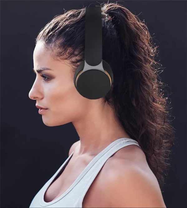 Light Green Wireless Bluetooth Headphones with Noise Reduction - Heavy Bass, Long Battery Life, TF Card Support - Image 7