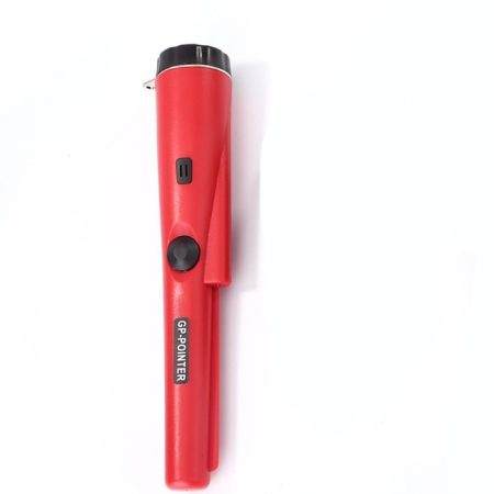 Red High-Sensitivity Metal Detector Pinpointer - GP Pointer with Vibration and Audio Alert for Treasure Hunting