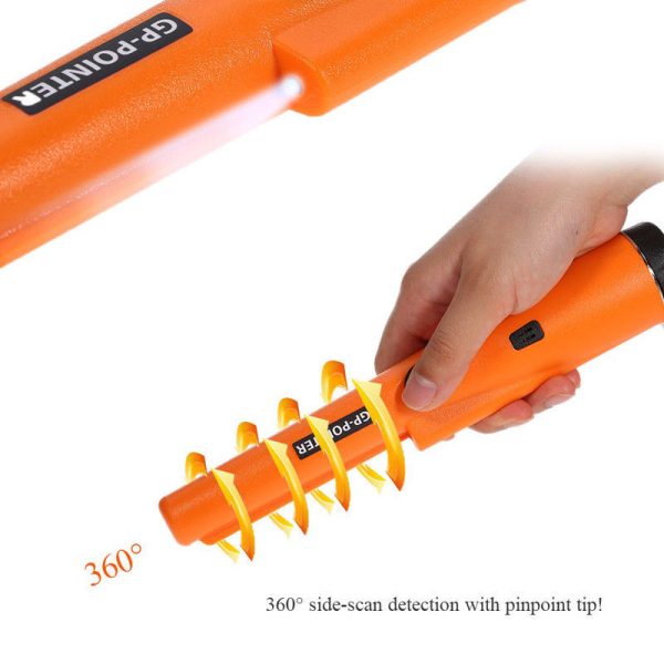 Red High-Sensitivity Metal Detector Pinpointer - GP Pointer with Vibration and Audio Alert for Treasure Hunting - Image 5