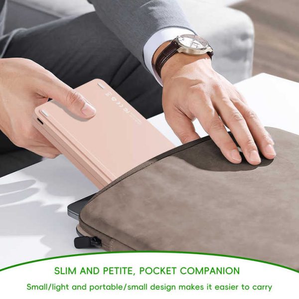 White Ultra-Slim Foldable Bluetooth Keyboard - Portable Wireless Rechargeable Travel Keyboard for iOS Android Windows Devices - Image 4