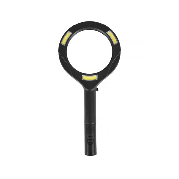 Brillar Light Up Magnifying Glass with COB LED Technology-Black/Navy - Image 2