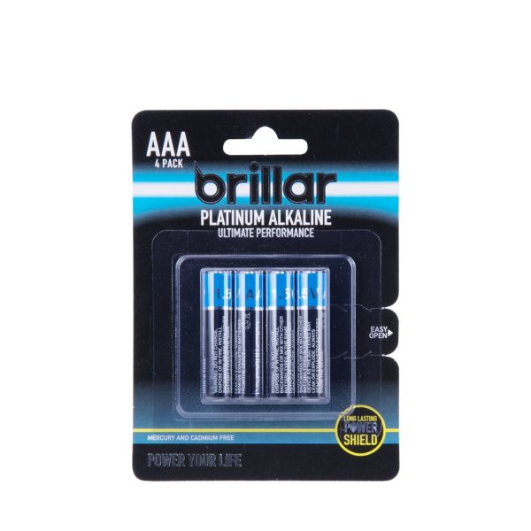 4pk Long Lasting Premium Alkaline AAA Batteries - Image 2