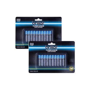2x Brillar AAA Platinum Alkaline Batteries 10pk - Image 2