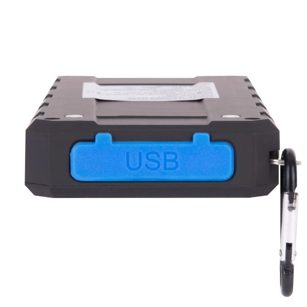 Brillar 8000mAh Solar USB Power Bank 200 Lumens LED Torch - Image 5