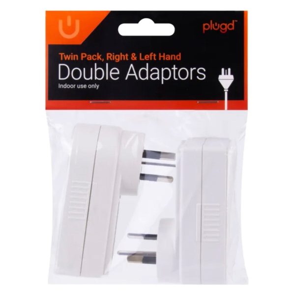 2 Pack x 2400W Double Adapter Right & Left Hand - Image 3