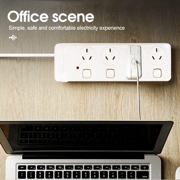 4 Outlet Power Board With Surge Protection with Individual Switches 1M Lead Cable - Image 4