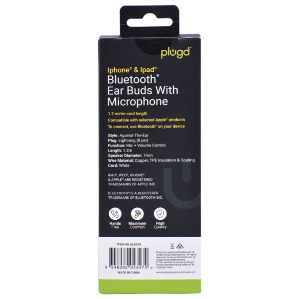 1.2M Lightning Bluetooth Ear Buds with Microphone for iPhone and iPad - Image 3