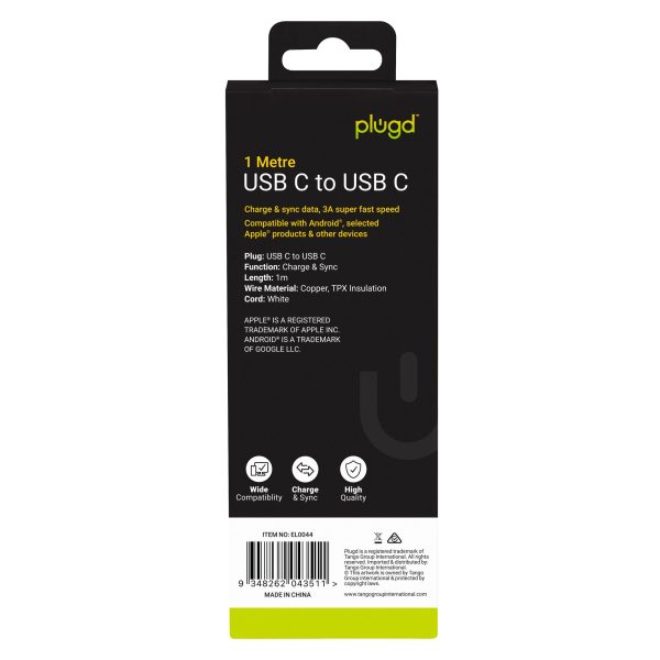 1M Charge & Sync USB C to USB C Cable - Image 3