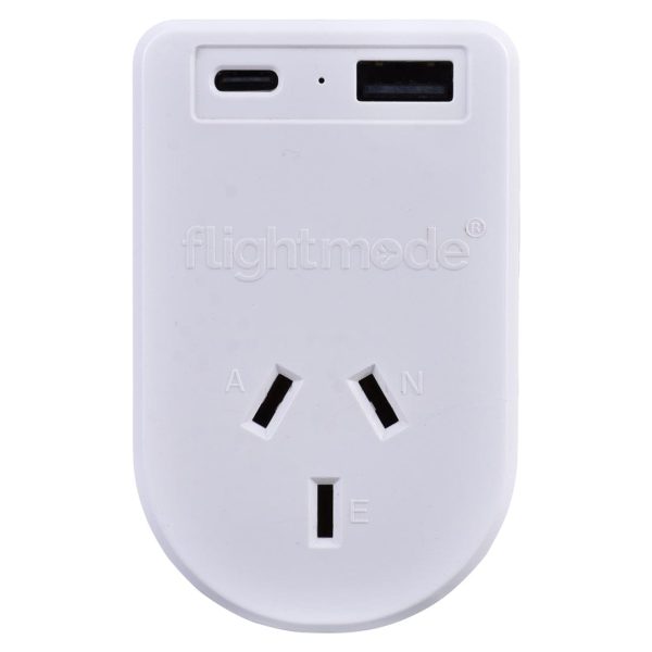Flightmode Outbound AU/NZ to USA/CANADA Travel Adaptor with USB Type C & A - Image 2