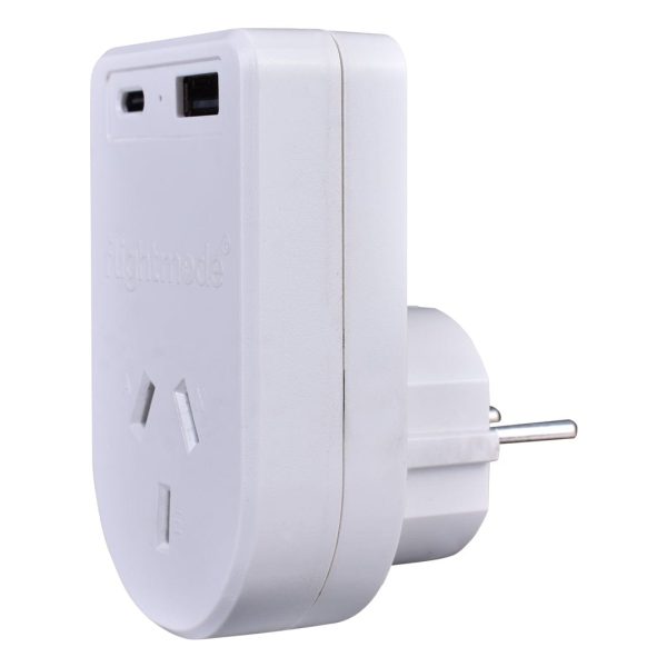 Flightmode Outbound AU/NZ to USA/CANADA Travel Adaptor with USB Type C & A - Image 4