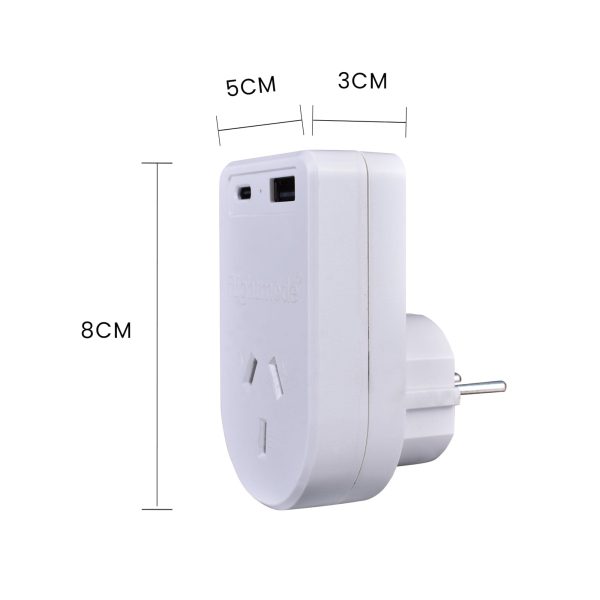 Flightmode Outbound AU/NZ to USA/CANADA Travel Adaptor with USB Type C & A - Image 5
