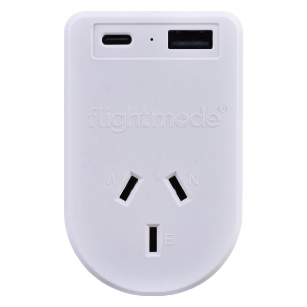 Flightmode Outbound AU/NZ to EUROPE/BALI Travel Adaptor with USB Type C & A - Image 2