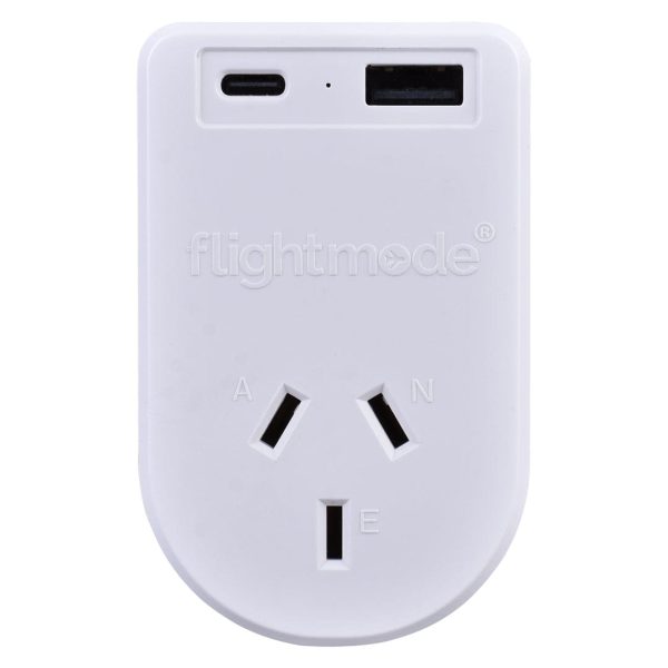 Flightmode Outbound AU/NZ to UK/HONG KONG Travel Adaptor with USB Type C & A - Image 2