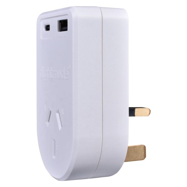 Flightmode Outbound AU/NZ to UK/HONG KONG Travel Adaptor with USB Type C & A - Image 4