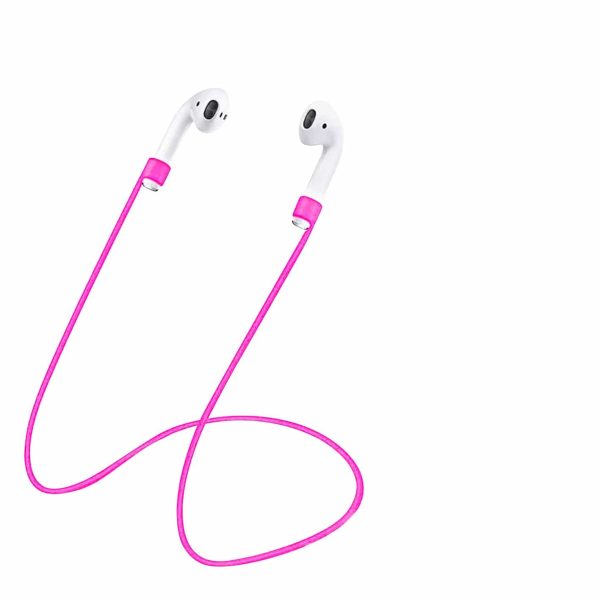 Silicone Anti-loss Cable Lanyard Earphones Holder/Strap for AirPods 1/2/Pro - 4 colors Random colour Selected - Image 3