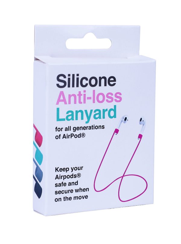 Silicone Anti-loss Cable Lanyard Earphones Holder/Strap for AirPods 1/2/Pro - 4 colors Random colour Selected - Image 4