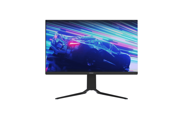 QMAX Gaming Computer Monitor 27" IPS panel Flat QHD (2560 x 1440) 165Hz 1ms Adaptive Sync with Speakers Height Adjustable, Pivot, DP Cable Included