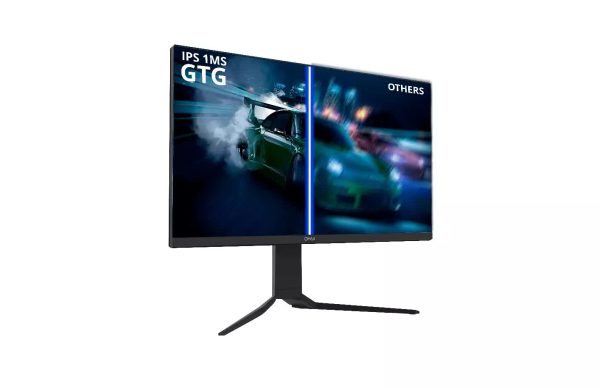 QMAX Gaming Computer Monitor 27" IPS panel Flat QHD (2560 x 1440) 165Hz 1ms Adaptive Sync with Speakers Height Adjustable, Pivot, DP Cable Included - Image 6