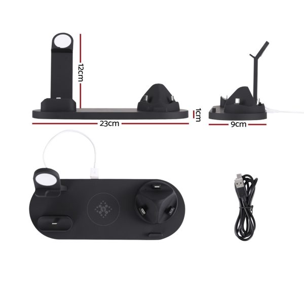 Devanti 4 in 1 Wireless Charger Multi-function Station for Phone Airpod iWatch 15W - Image 2