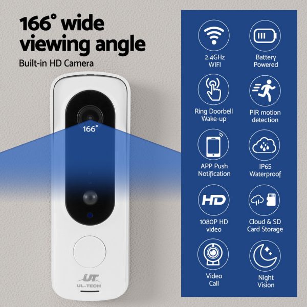 UL-tech Wireless Doorbell Security Camera - Image 4