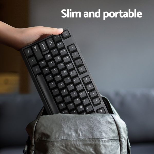 Wireless Keyboard and Mouse Combo Bluetooth Set for PC Laptop Phone Tablet 104 Keys Black - Image 6