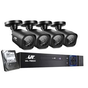 UL-tech CCTV Security System 4CH DVR 4 Cameras 1TB Hard Drive - Image 1