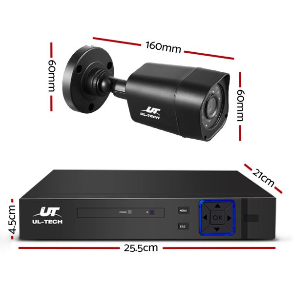 UL-tech CCTV Security System 8CH DVR 8 Cameras 2TB Hard Drive - Image 2